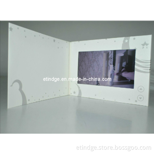 7" 256MB A5 Size LCD Video Greeting Card